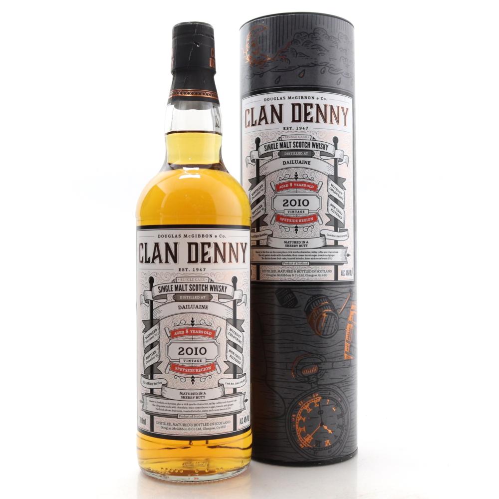 Dailuaine 2010 Clan Denny 8 Year Old