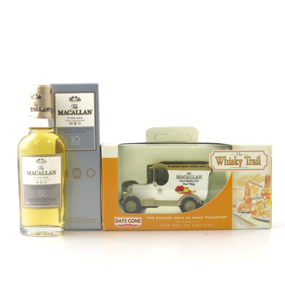 Macallan 10 Year Old Fine Oak Miniature 5cl / includes Whisky Trail Van