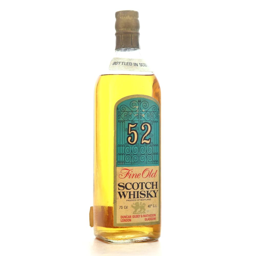 52 Fine Old Scotch Whisky 1960s