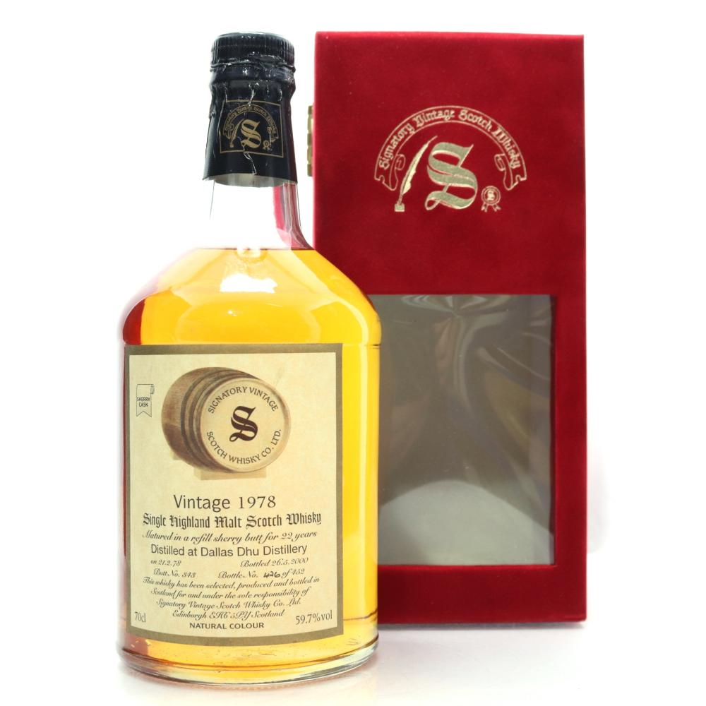 Dallas Dhu 1978 Signatory Vintage 22 Year Old