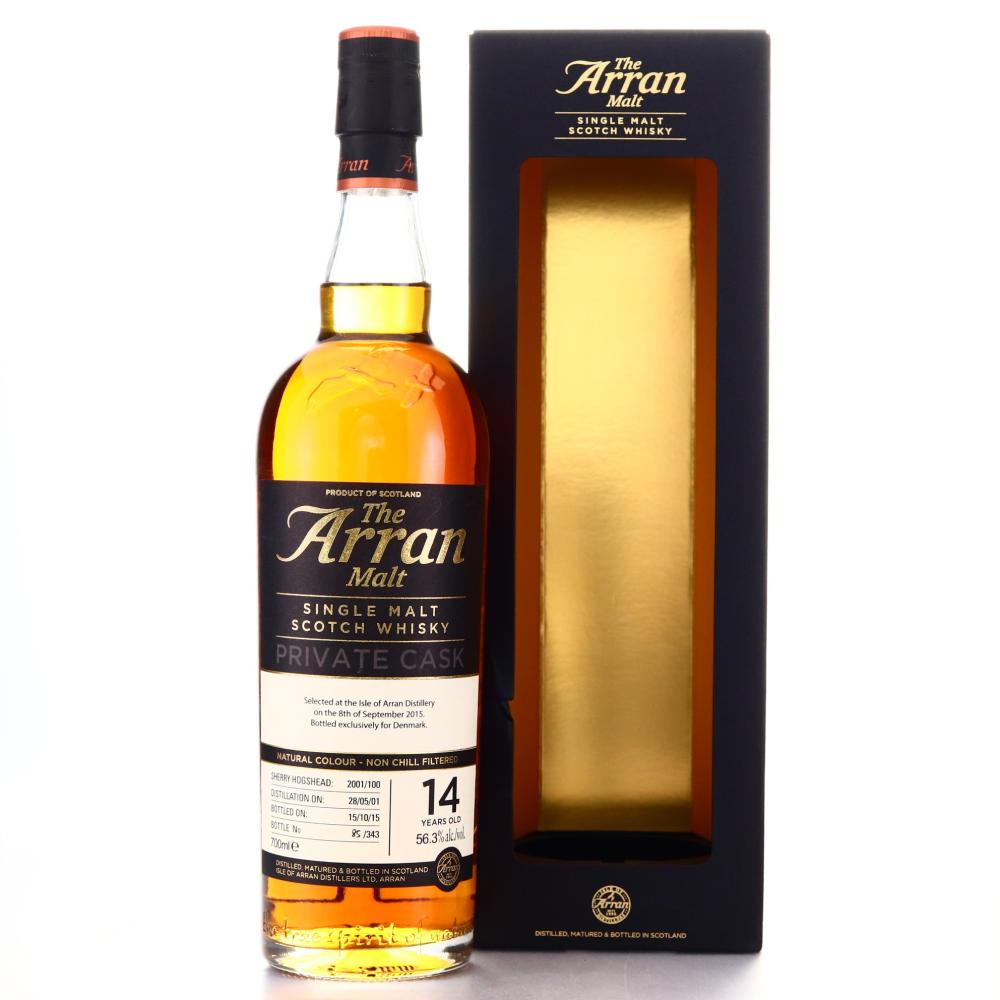 Arran 2001 Single Sherry Cask 14 Year Old #100 / Denmark