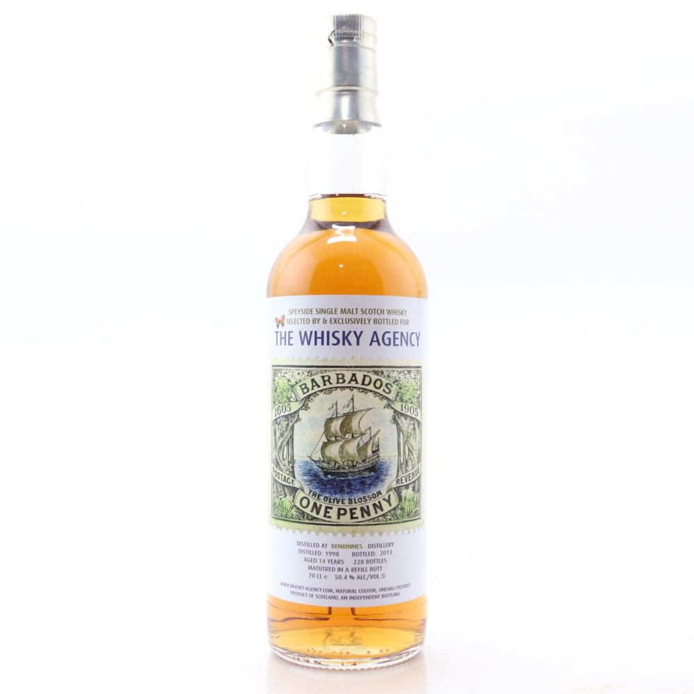 Benrinnes 1998 Whisky Agency 14 Year Old