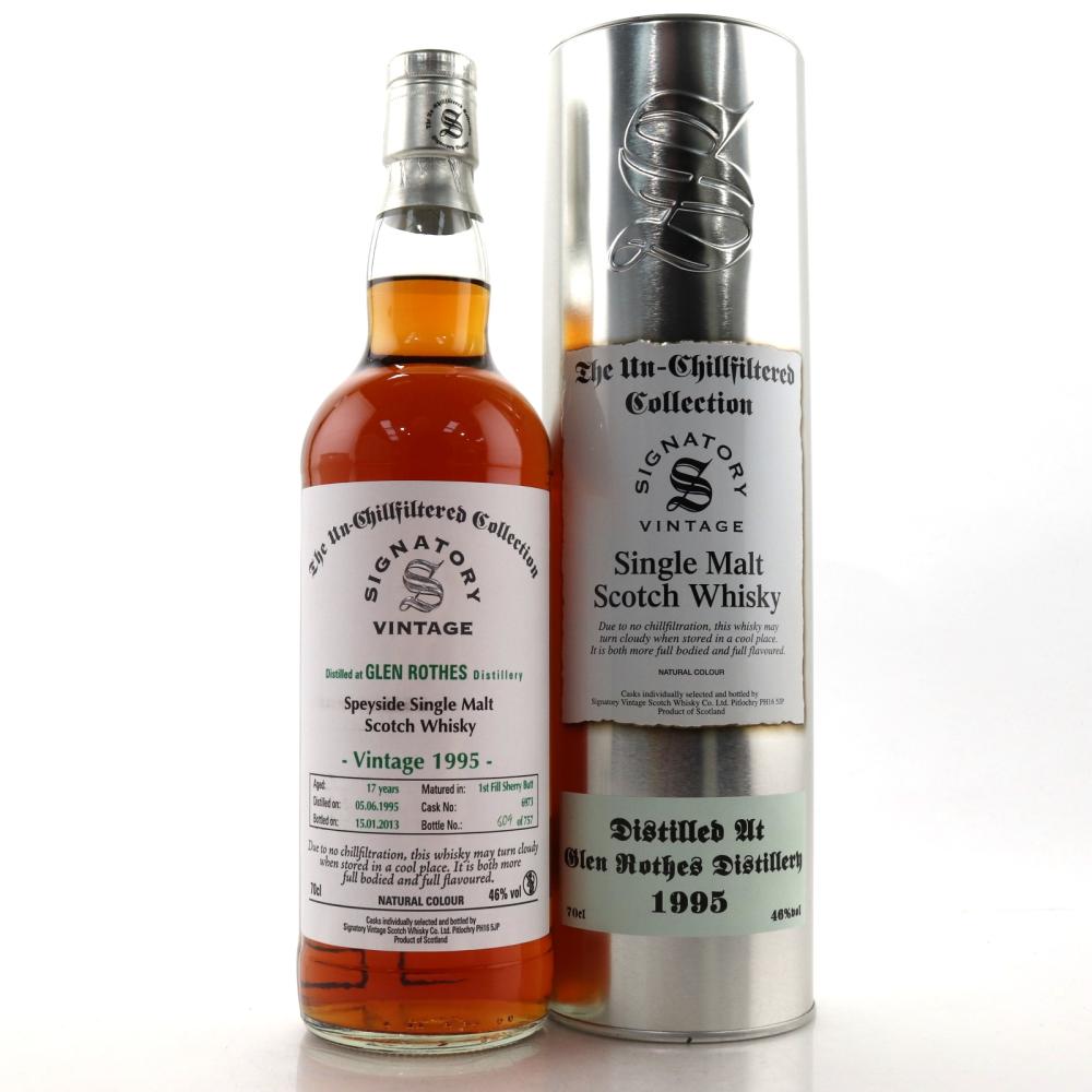Glenrothes 1995 Signatory Vintage 17 Year Old