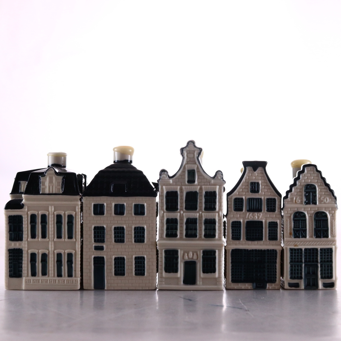 KLM Blue Houses / Bols x 5