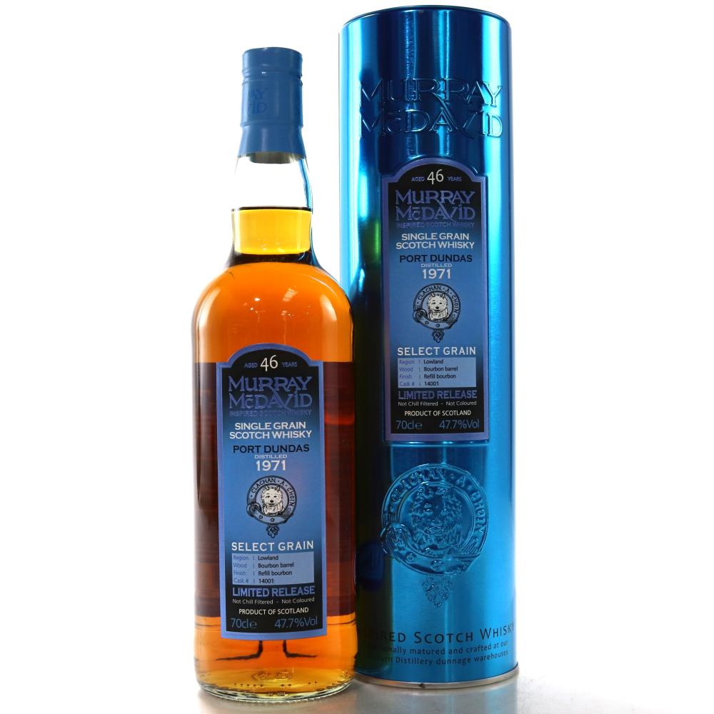 Port Dundas 1971 Murray McDavid 46 Year Old Single Grain