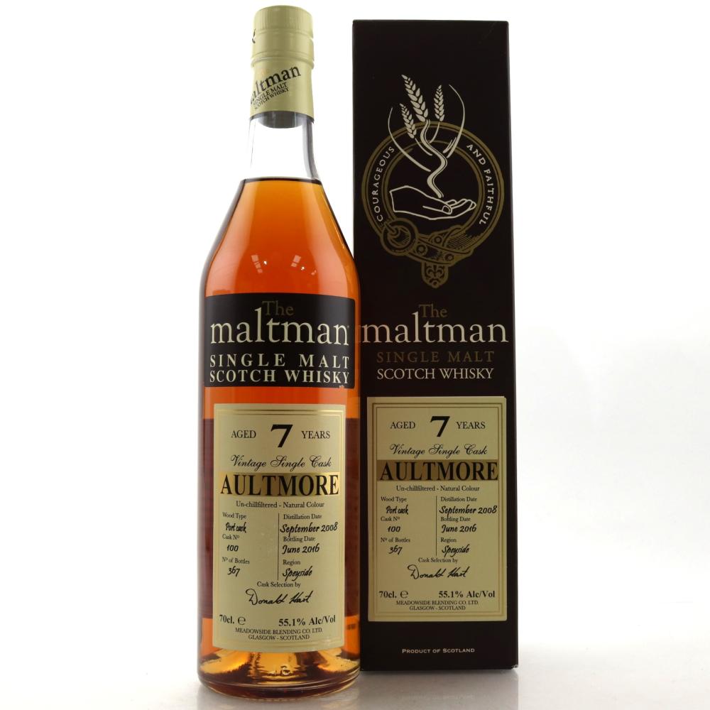 Aultmore 2008 Maltman 7 Year Old