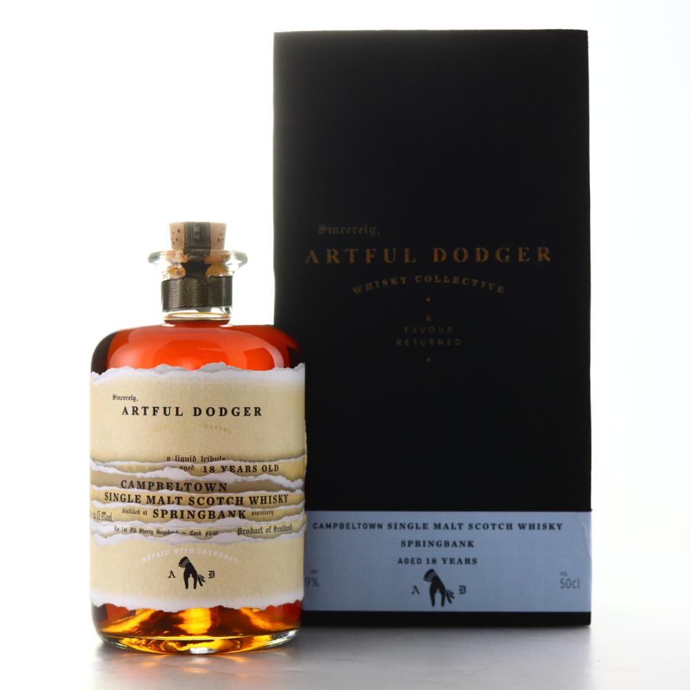 Springbank 18 Years Old Artful Dodger Single Cask #646 50cl