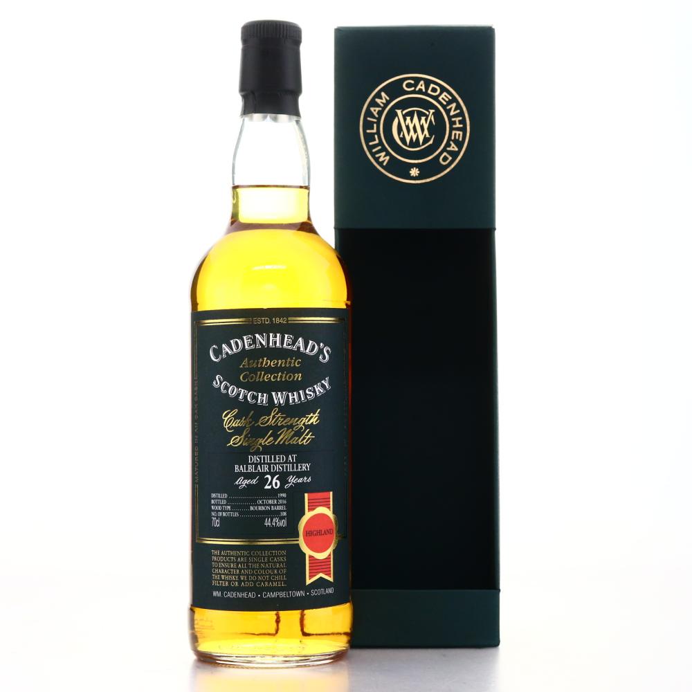 Balblair 1990 Cadenhead's 26 Year Old