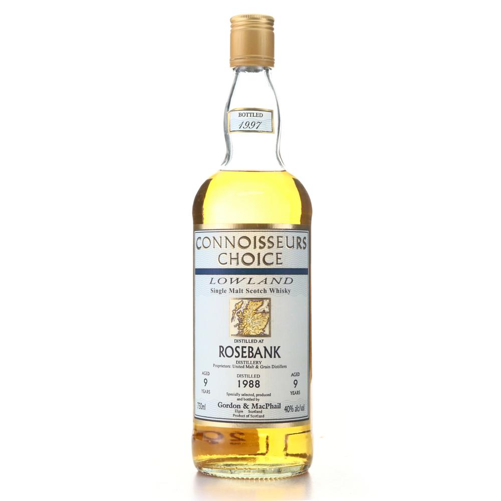 Rosebank 1988 Gordon and MacPhail 9 Year Old 75cl / US Import