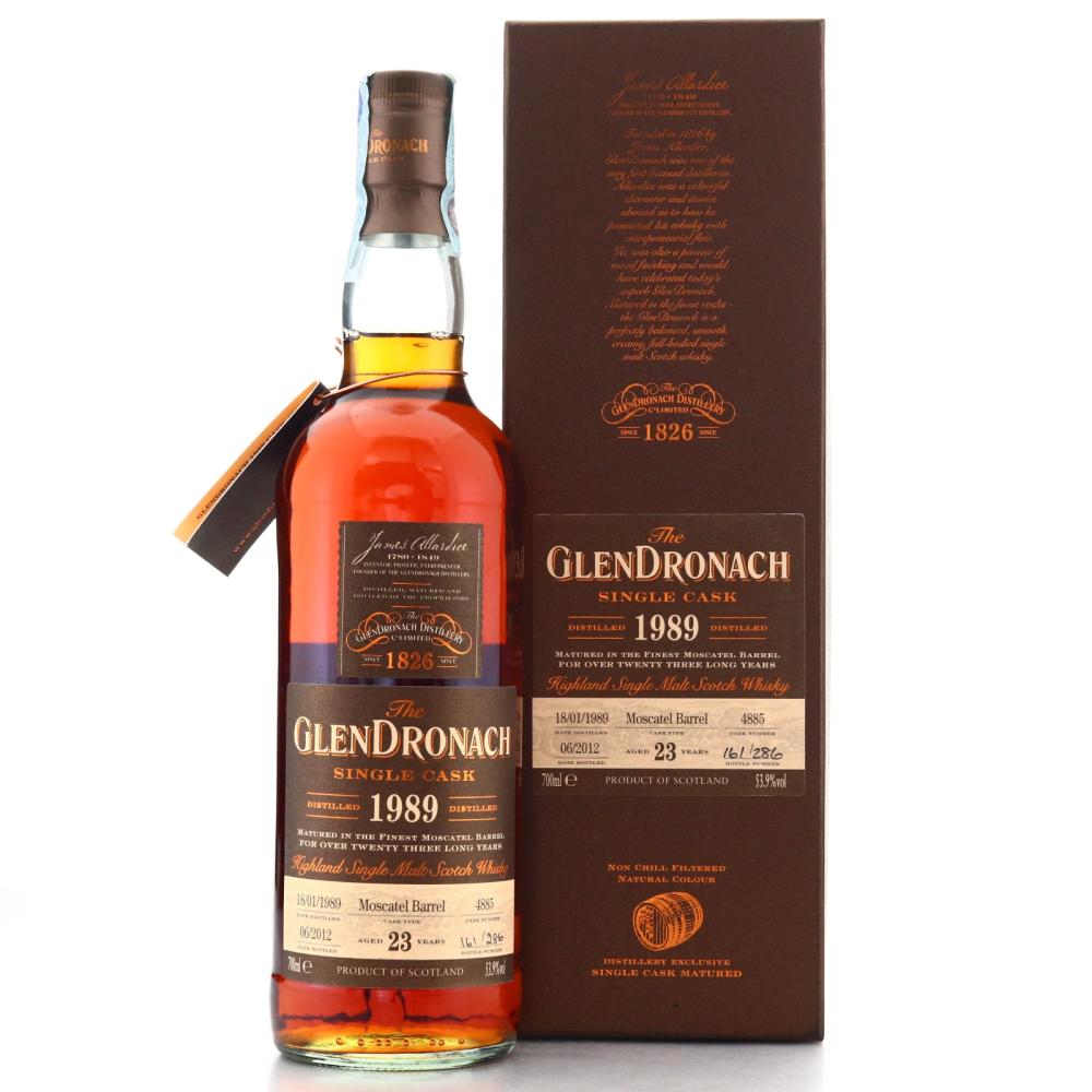 Glendronach 1989 Single Moscatel Cask 23 Year Old #4885