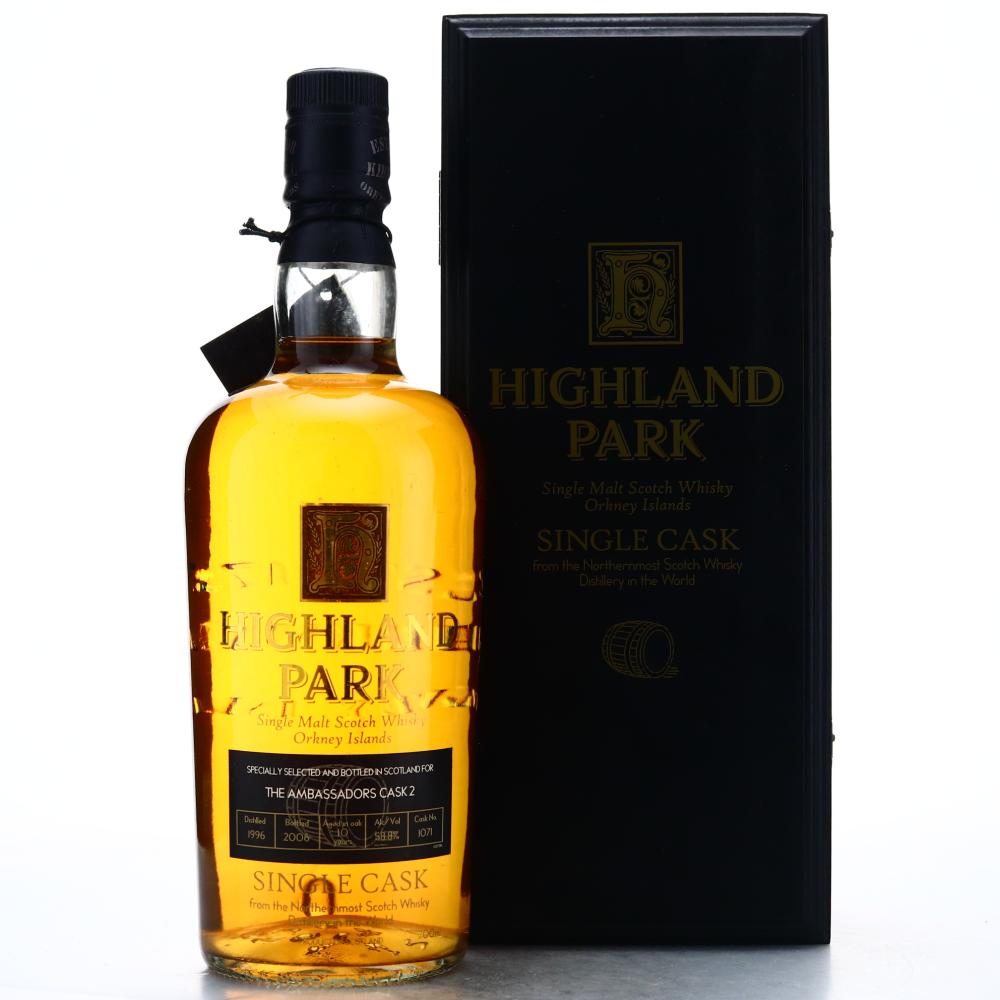 Highland Park 1996 Single Cask 10 Year Old / The Ambassadors Cask #2