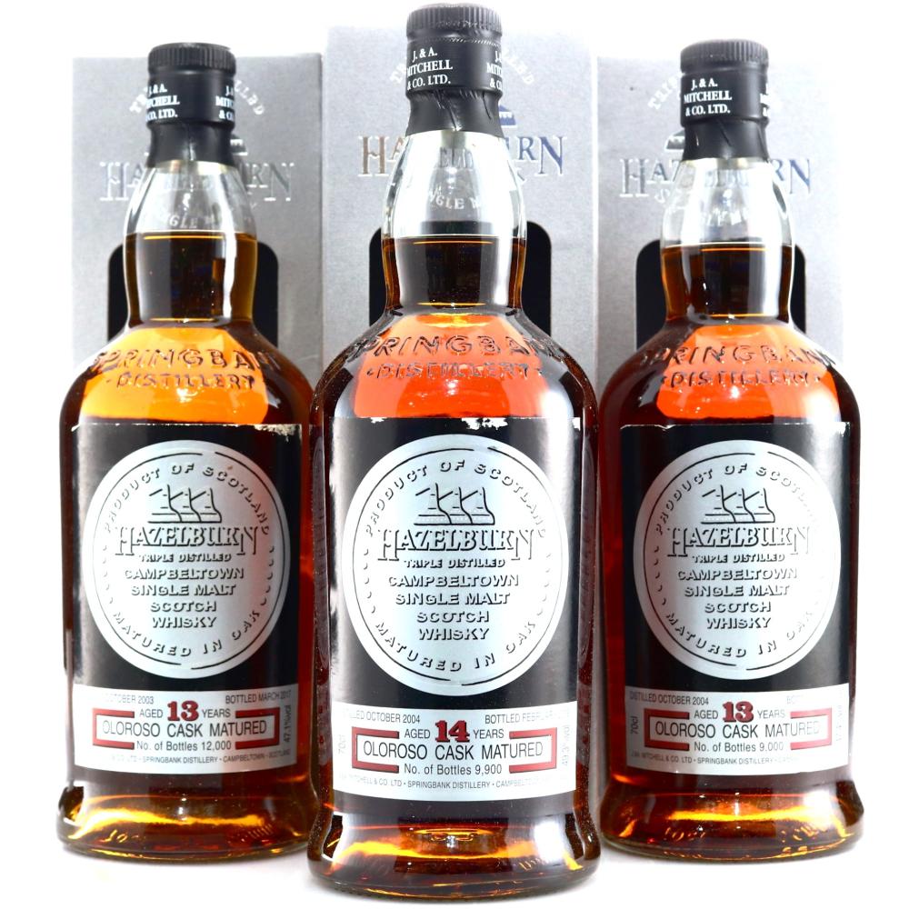 Hazelburn Oloroso Casks 3 x 70cl