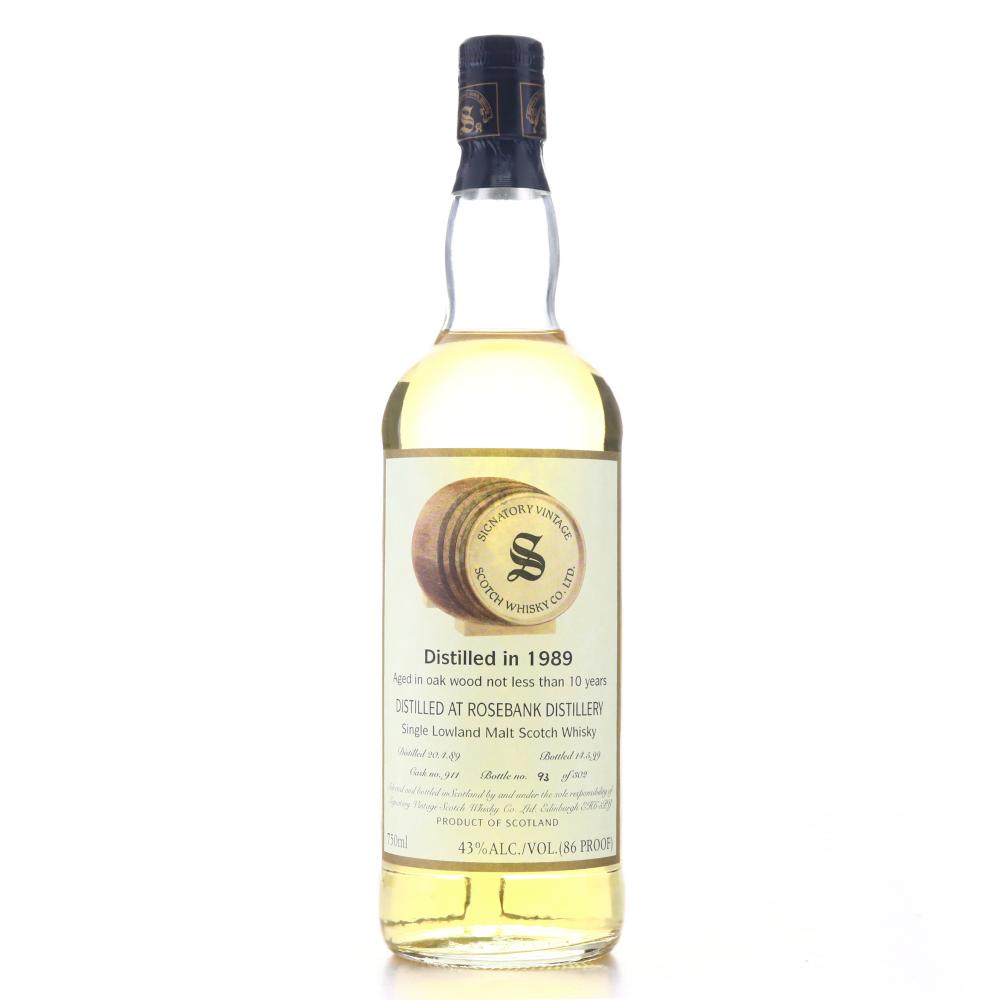 Rosebank 1989 Signatory Vintage 10 Year Old 75cl / US Import