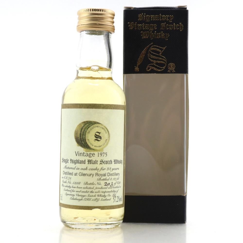 Glenury Royal 1975 Signatory Vintage 23 Year Old Miniature 5cl