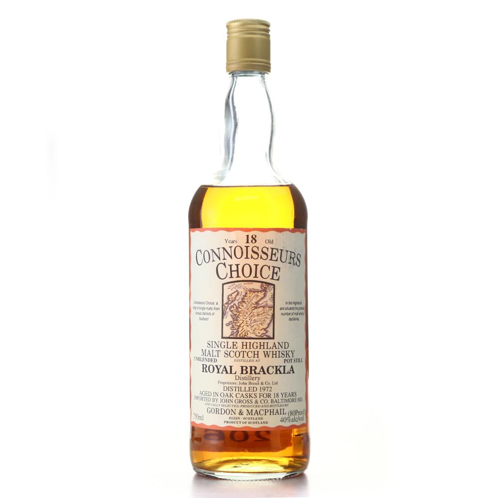 Royal Brackla 1972 Gordon and MacPhail 18 Year Old 75cl / US Import