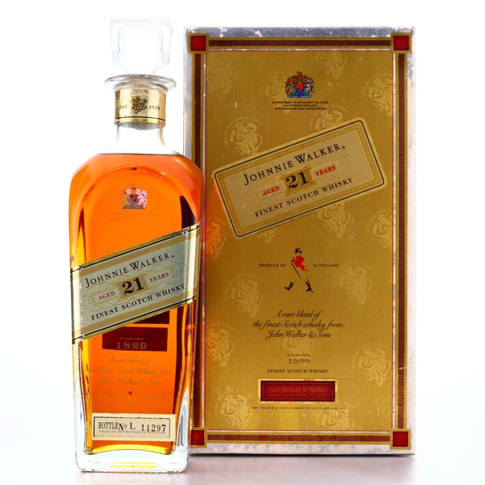 Johnnie Walker 21 Year Old / Red and Gold Box