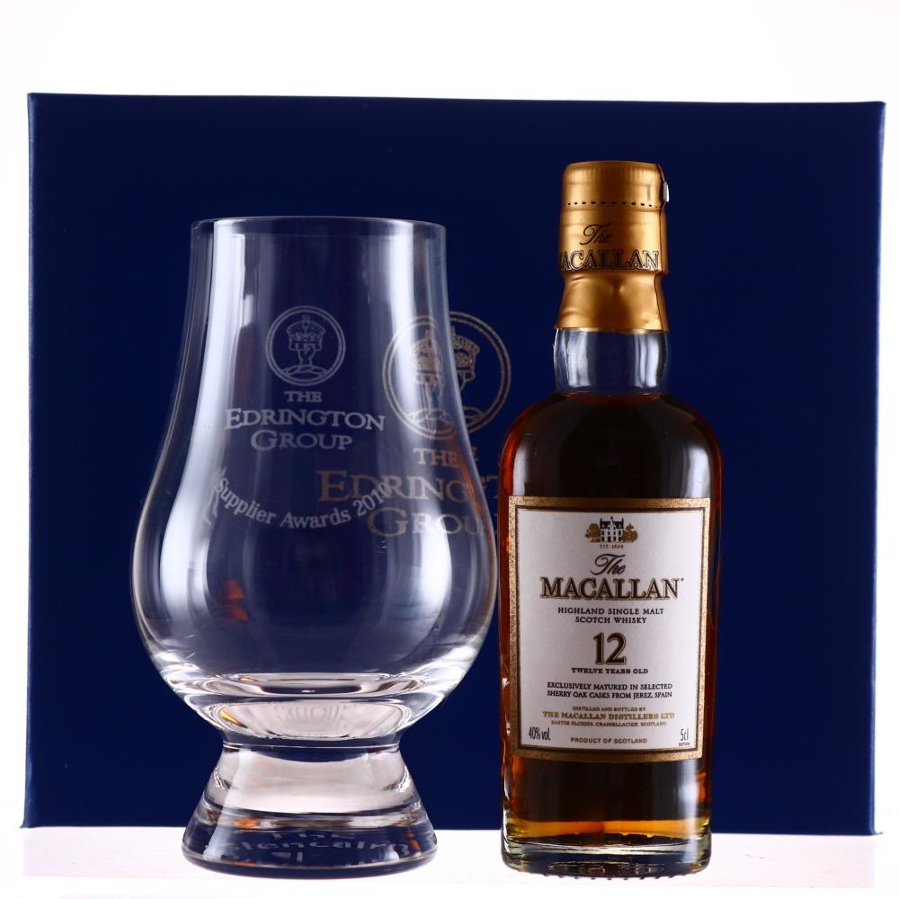 Macallan 12 Year Old Miniature / Edrington Suppler Awards 2010