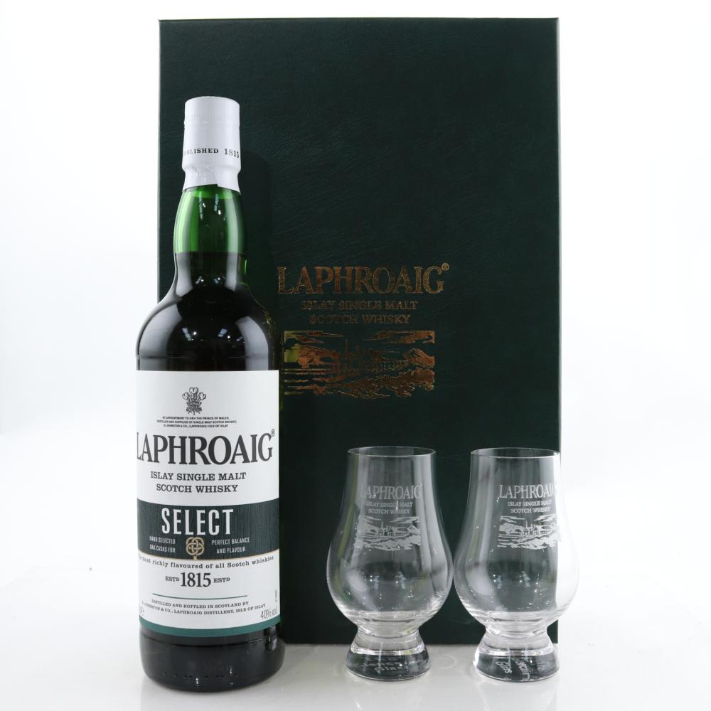 Laphroaig Select Presentation Pack / with 2 x Glasses