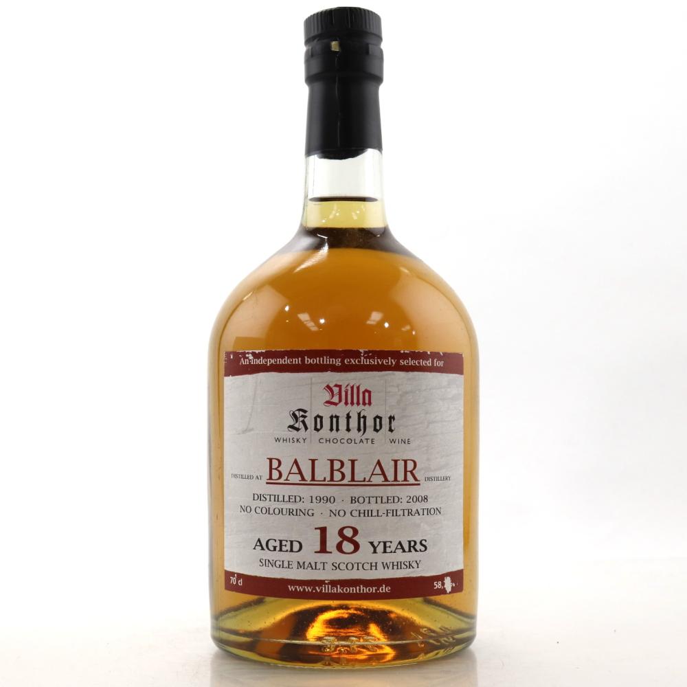 Balblair 1990 Villa Konthor 18 Year Old