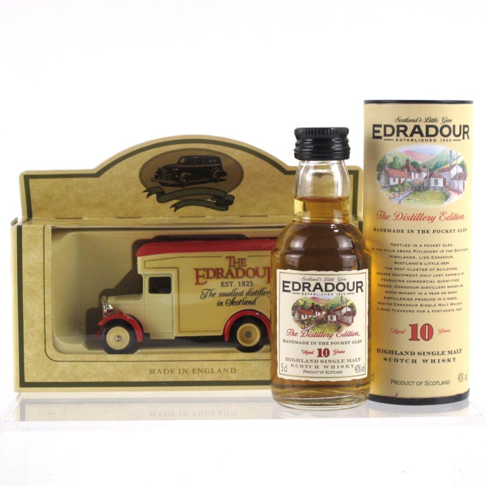 Edradour 10 Year Old Miniature 5cl & Toy Van