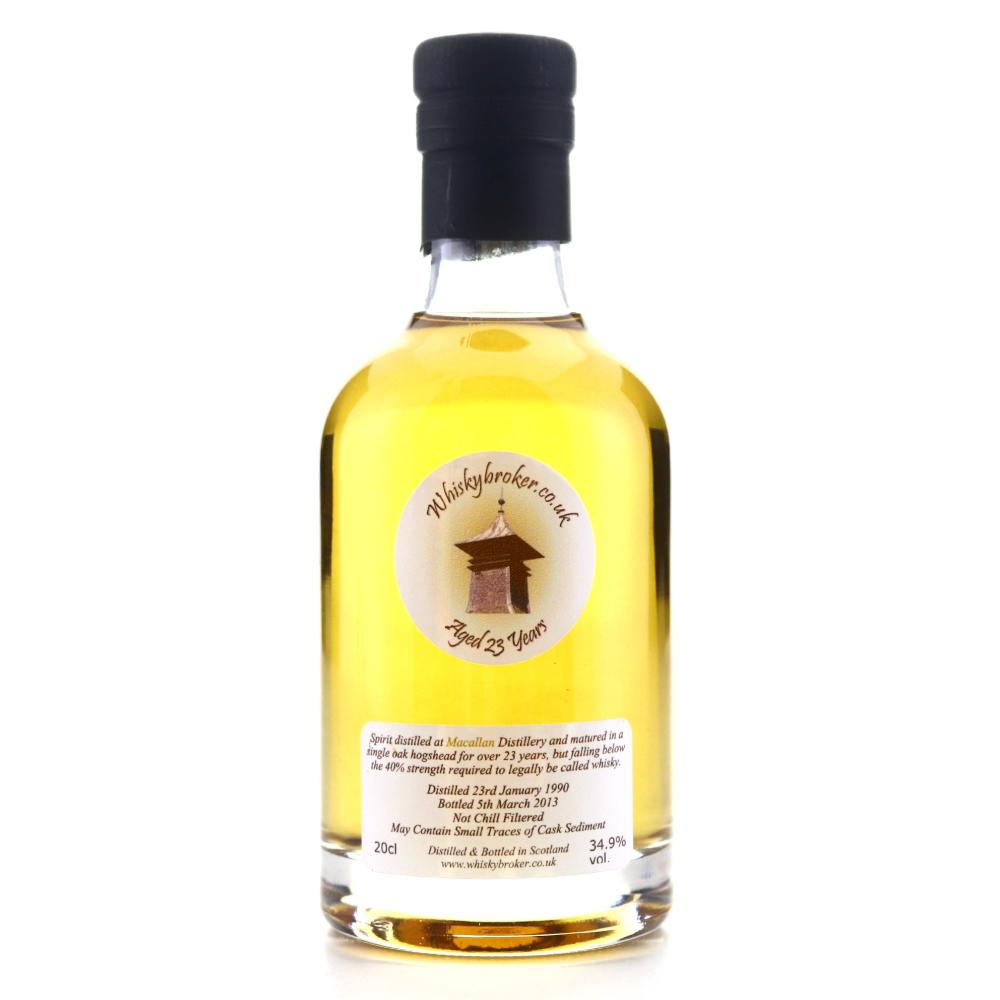 Macallan 1990 Whisky Broker 23 Year Old Single Malt Spirit 20cl