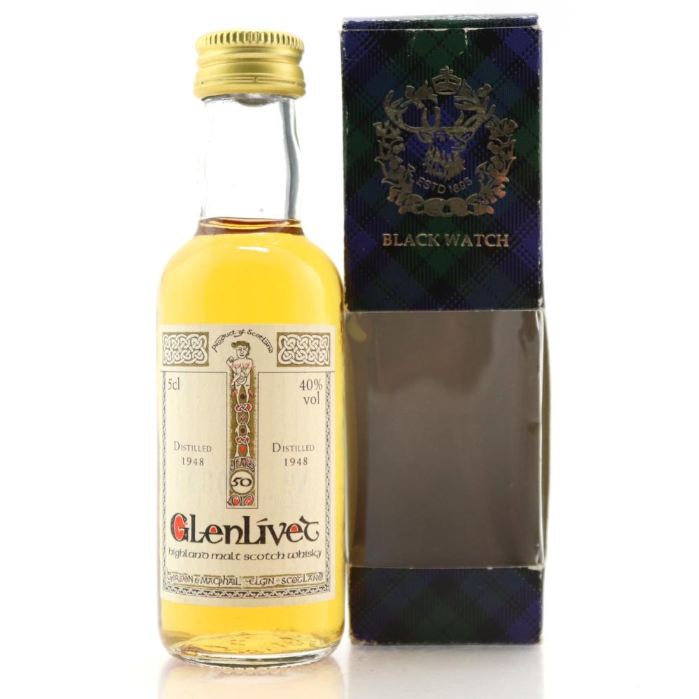 Glenlivet 1948 Gordon and MacPhail 50 Year Old 5cl / Book of Kells
