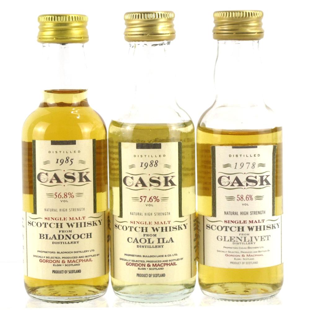 Gordon and MacPhail Cask Strength Miniature 3 x 5cl