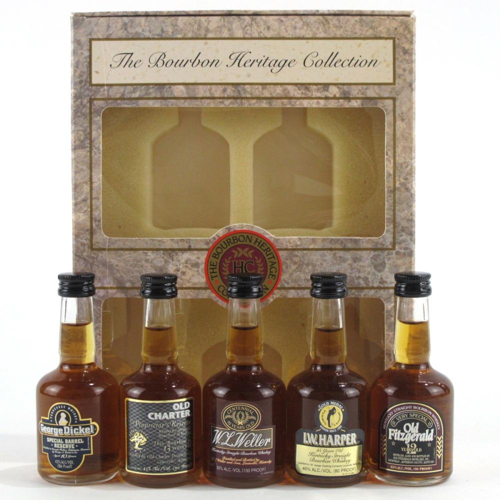 Bourbon Heritage Collection Miniature Gift Set 5 x 5cl