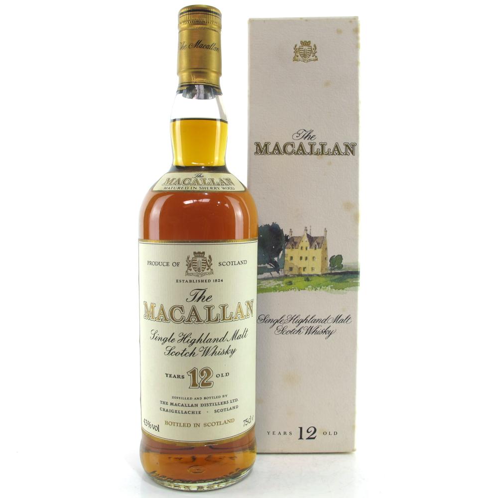 Macallan 12 Year Old 1980s / Pommery Import