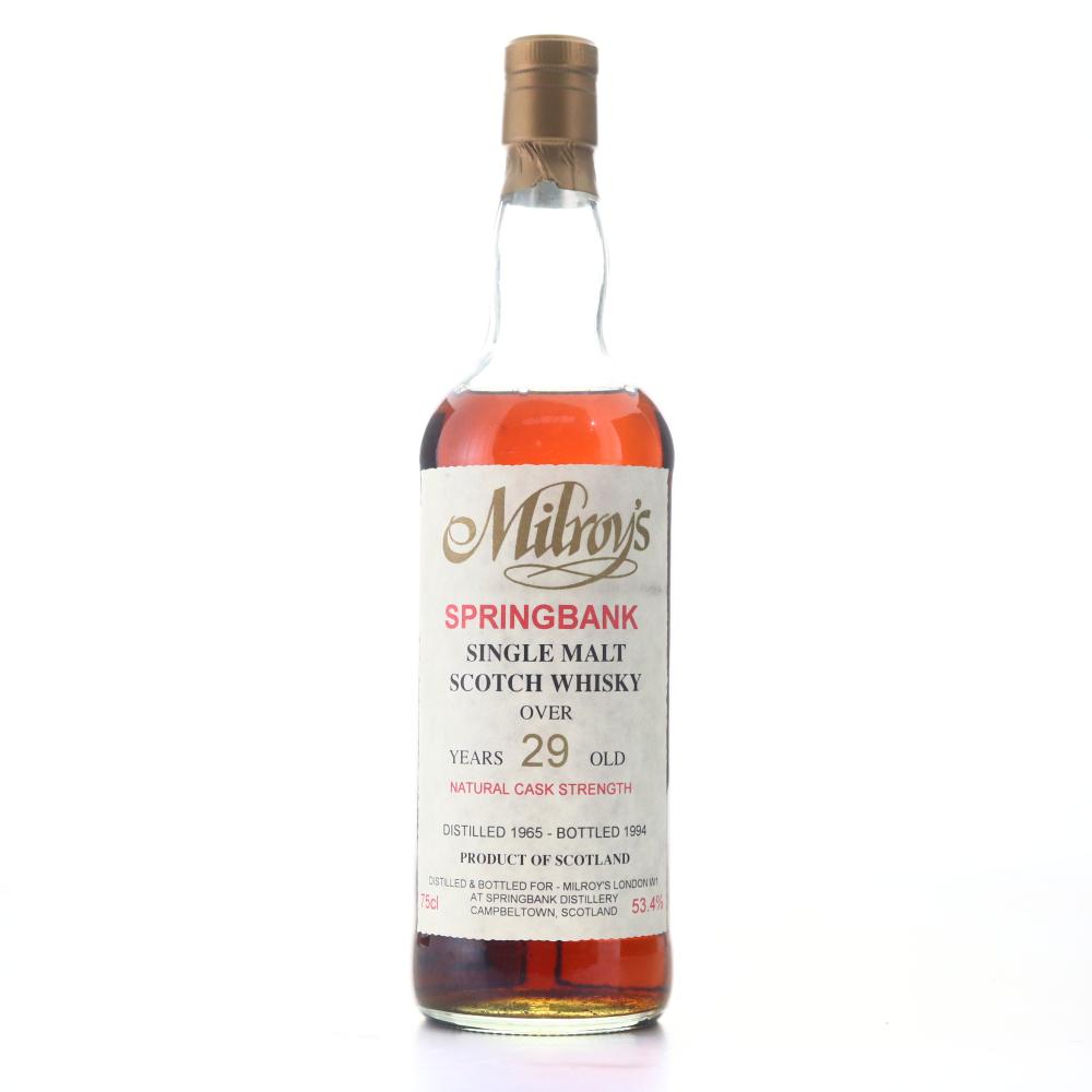 Springbank 1965 Milroy's 29 Year Old Cask Strength 75cl / US Import