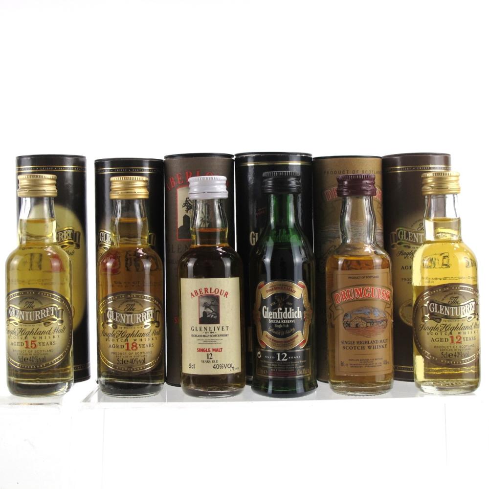 Highland & Speyside Single Malt Miniature Selection 6 x 5cl