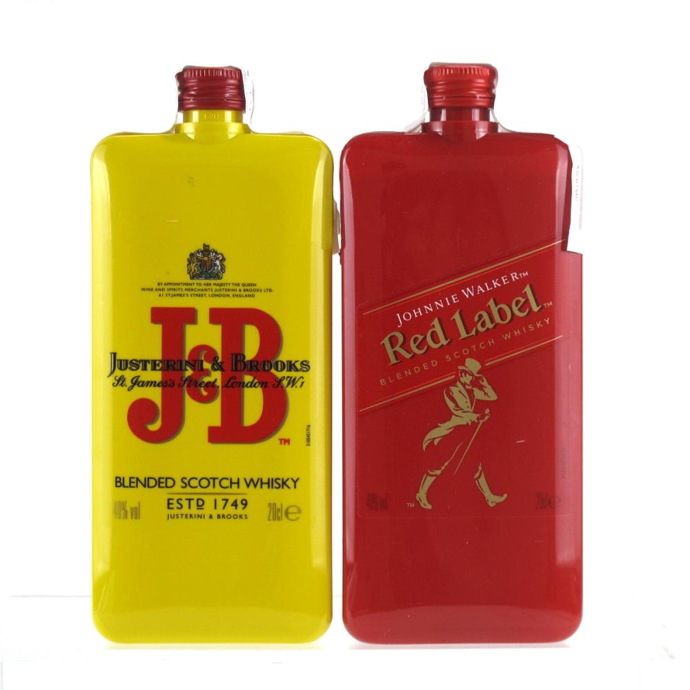 Johnnie Walker Red Label & J&B Rare 2 x 20cl