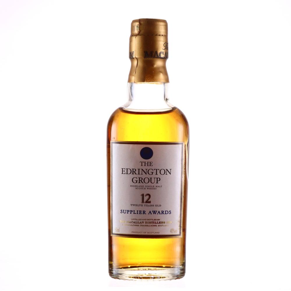 Macallan 12 Year Old Miniature / Edrington Suppler Awards 2008