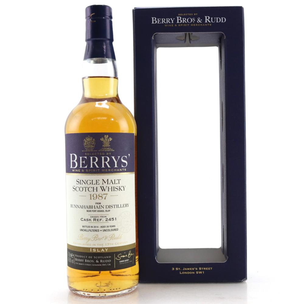 Bunnahabhain 1987 Berry Brothers and Rudd 26 Year Old