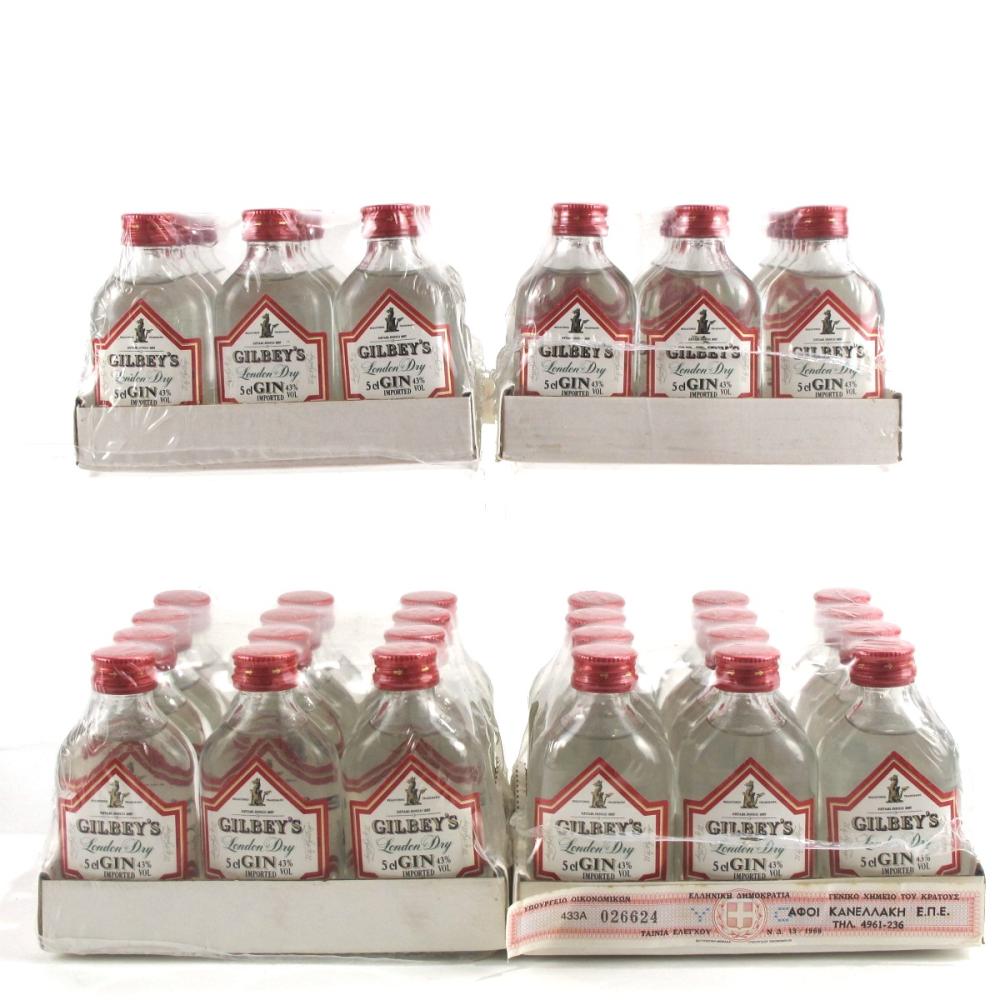 Gilbey's London Dry Gin Miniatures 48 x 5cl