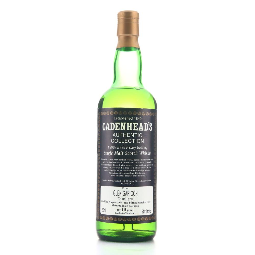 Glen Garioch 1974 Cadenhead's 18 Year Old / 150th Anniversary