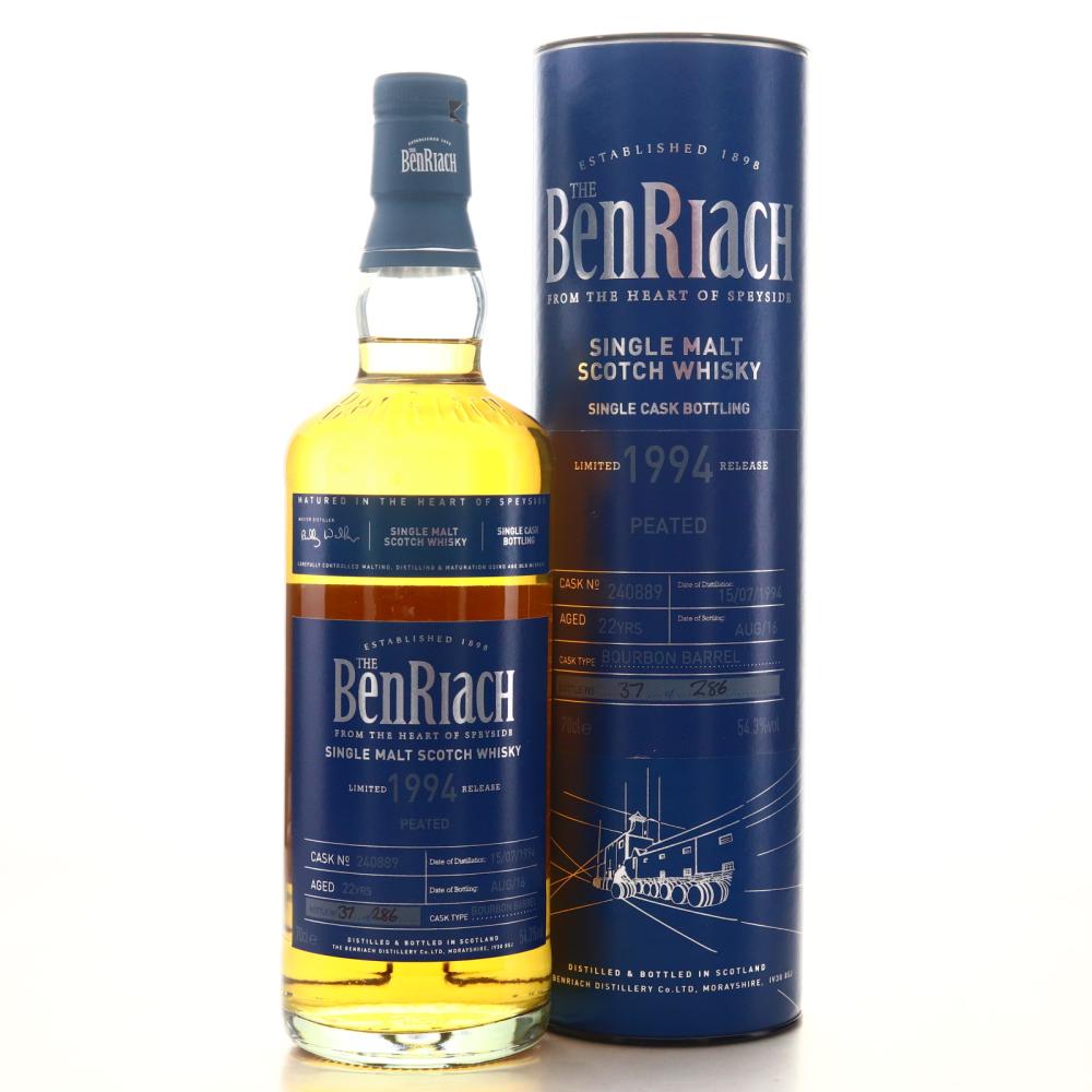Benriach 1994 Peated Single Bourbon Cask 22 Year Old #240889
