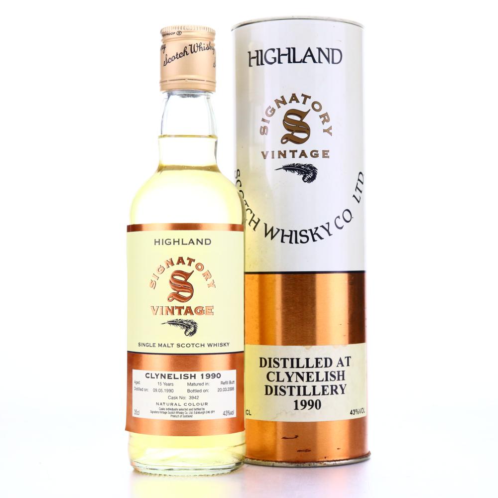 Clynelish 1990 Signatory Vintage 15 Year Old 35cl