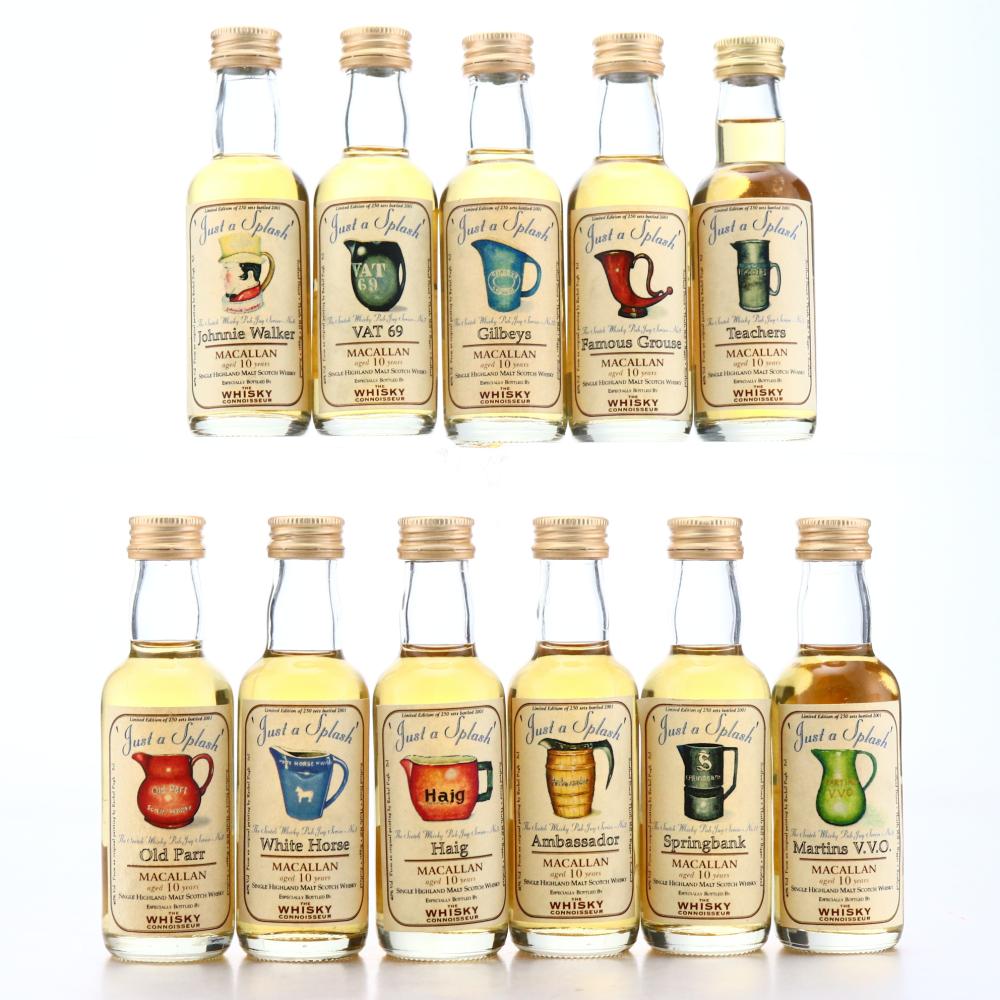 Macallan Whisky Connoisseur Miniatures x 11