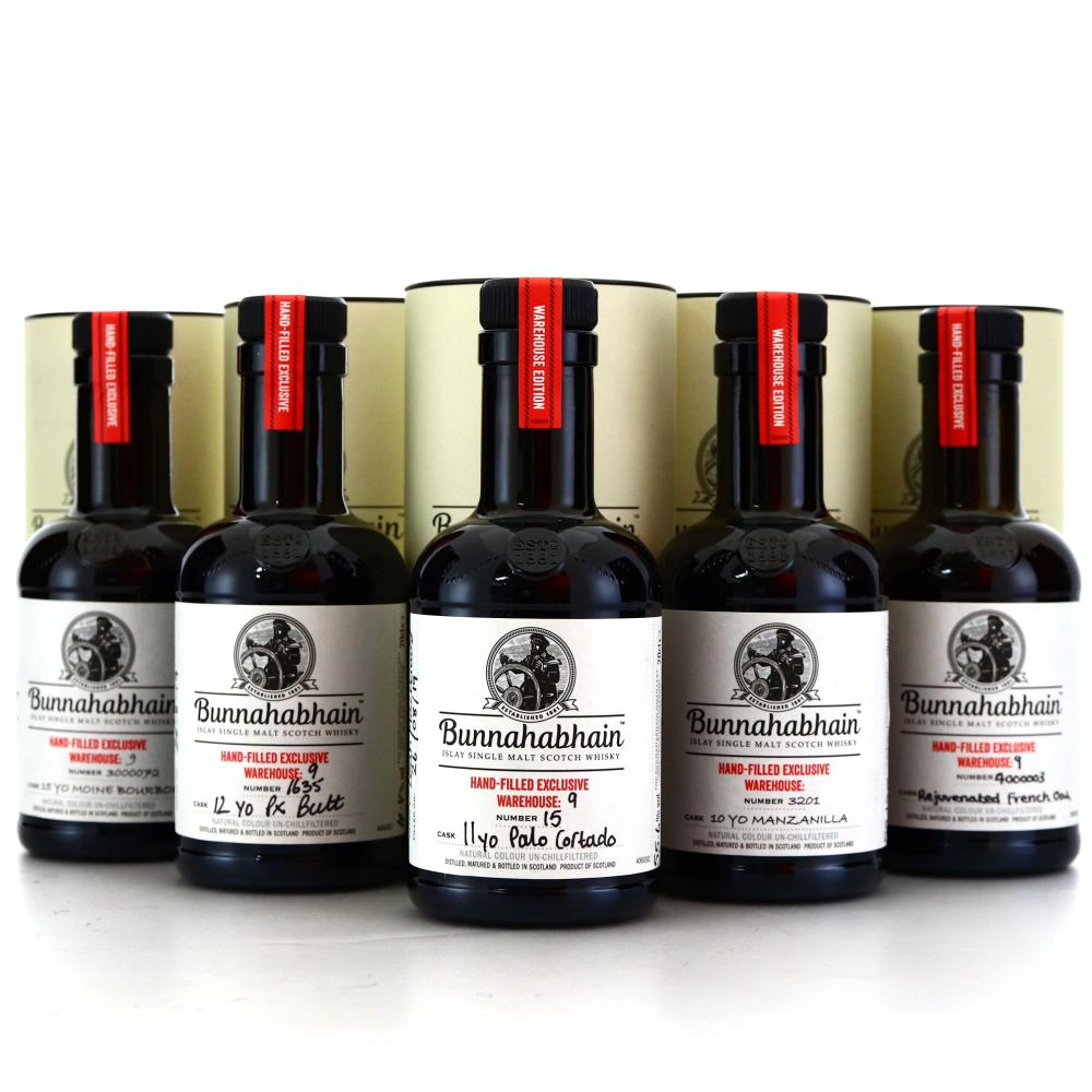 Bunnahabhain Warehouse 9 Hand Filled Selection 5 x 20cl