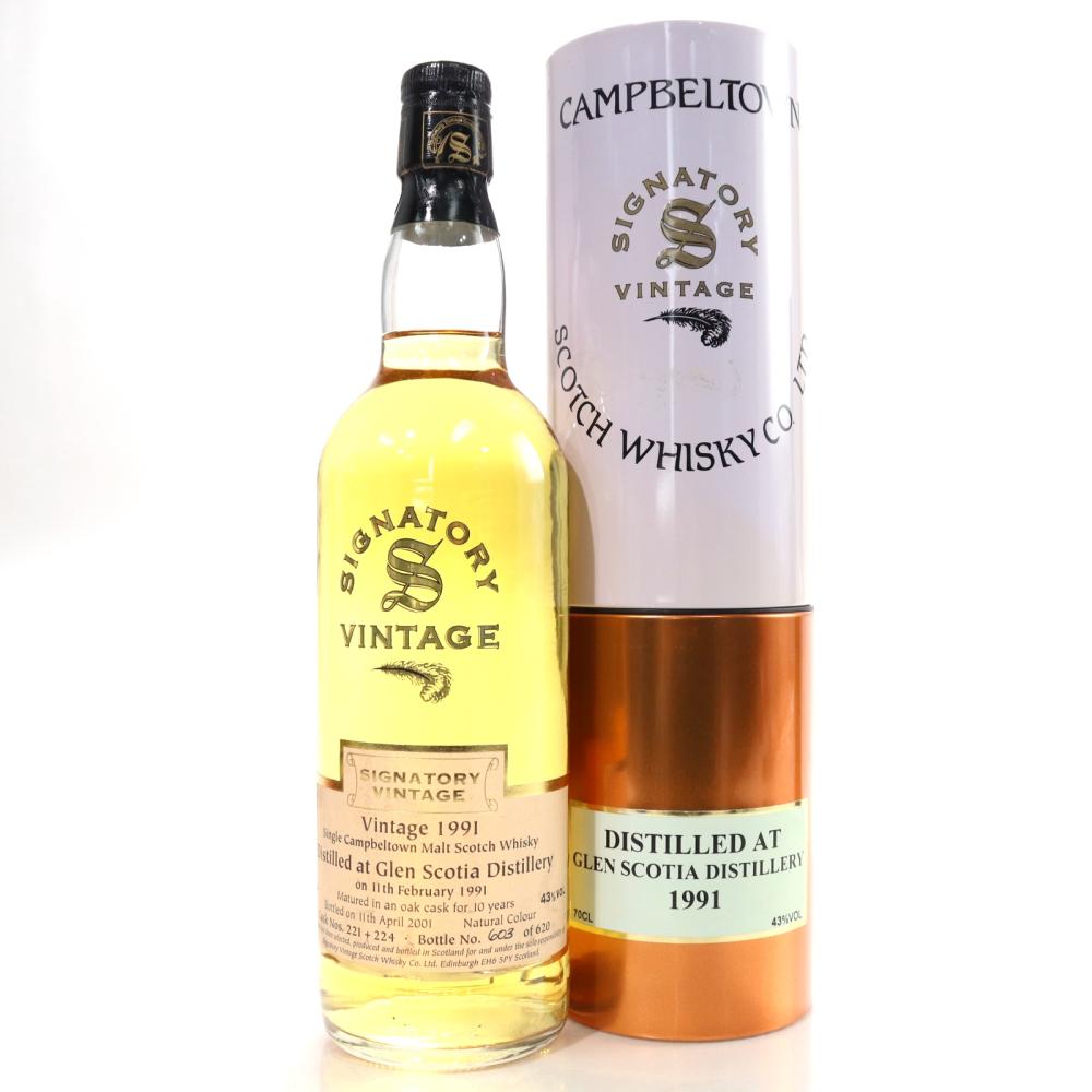 Glen Scotia 1991 Signatory Vintage 10 Year Old