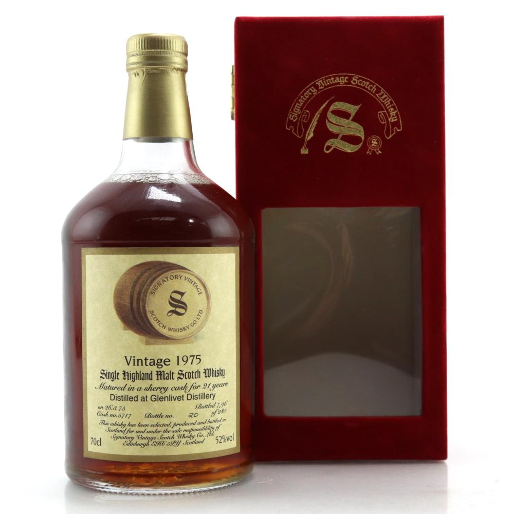 Glenlivet 1975 Signatory Vintage 21 Year Old