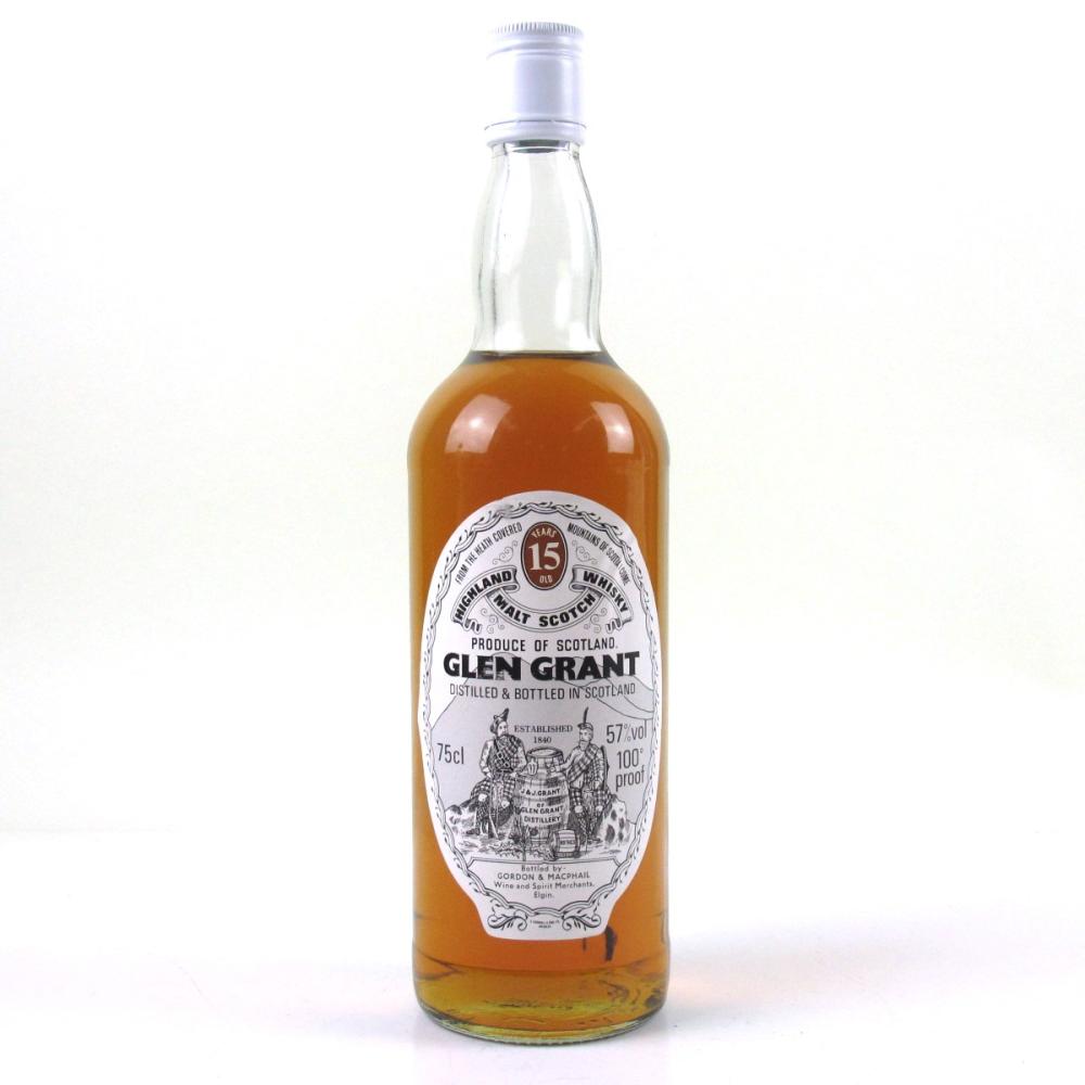 Glen Grant 15 Year Old 100 Proof Gordon and MacPhail