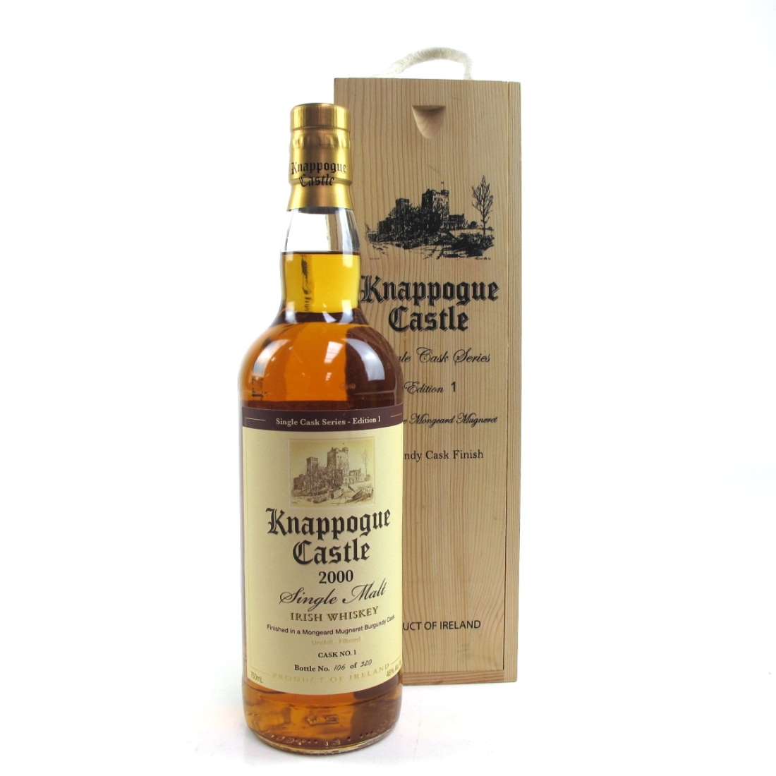 Knappogue Castle 2000 Single Cask Edition 1 75cl / US Import