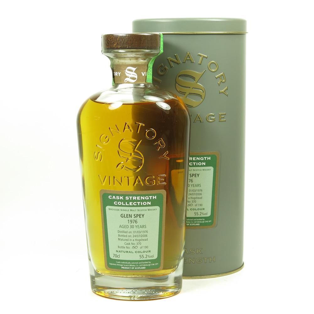 Glen Spey 1976 Signatory Vintage 30 Year Old