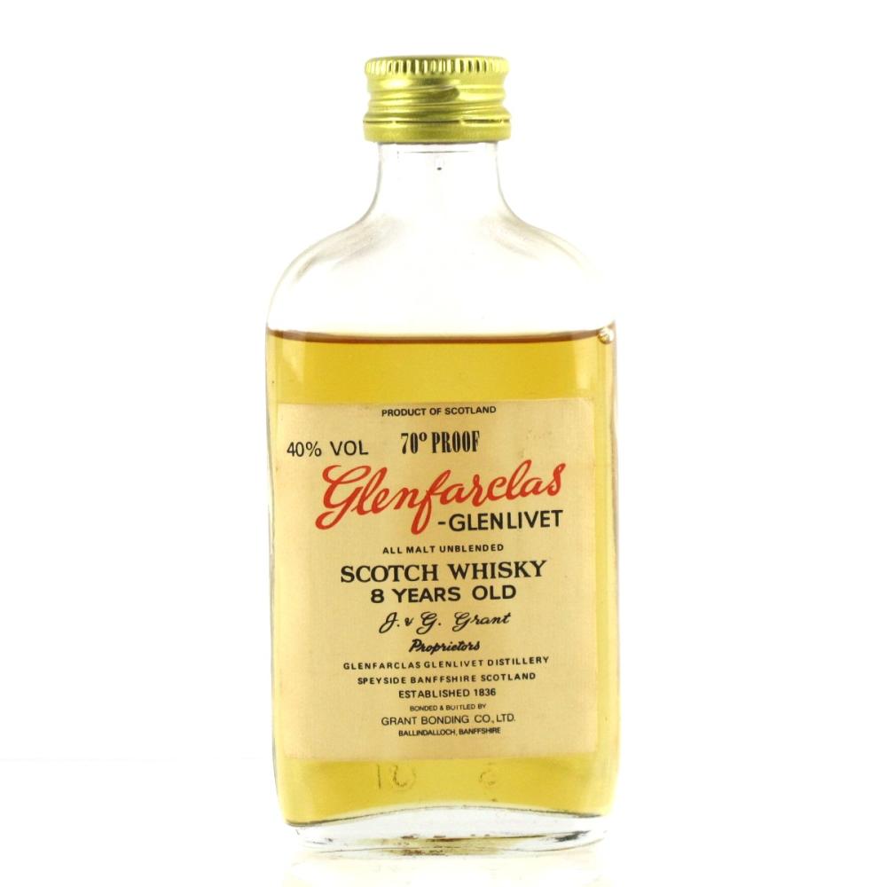 Glenfarclas 8 Year Old 100 Proof Miniature 1970s