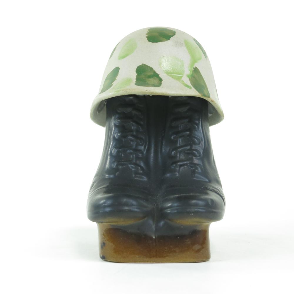 Jim Beam 100 Months Old Boots and Helmet Decanter