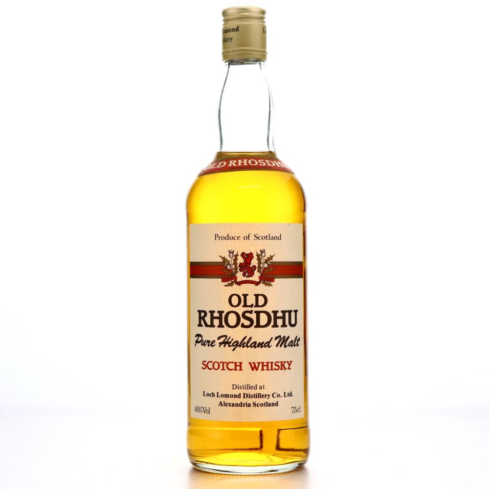 Old Rhosdhu Single Malt 1980s