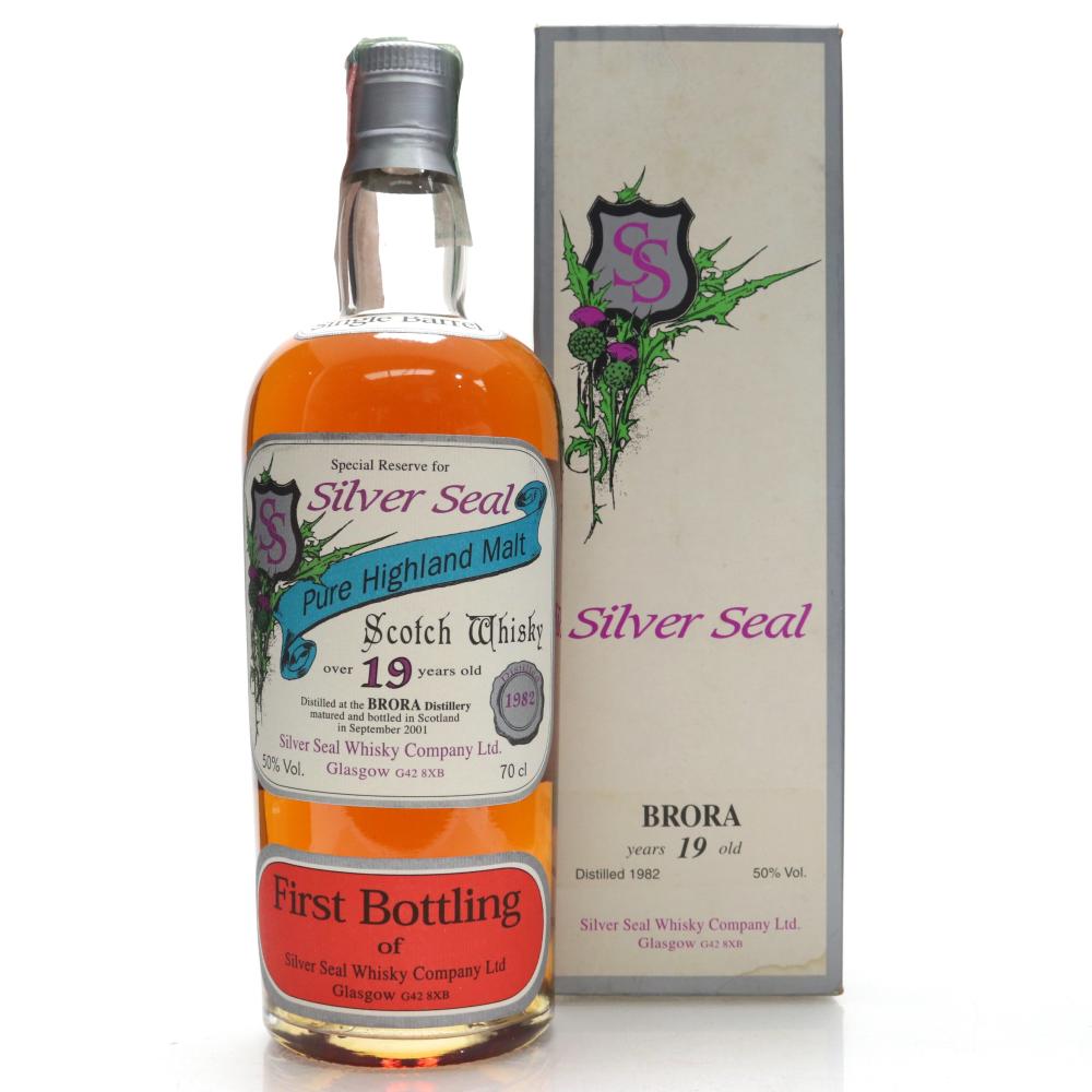 Brora 1982 Silver Seal 19 Year Old / First Bottling