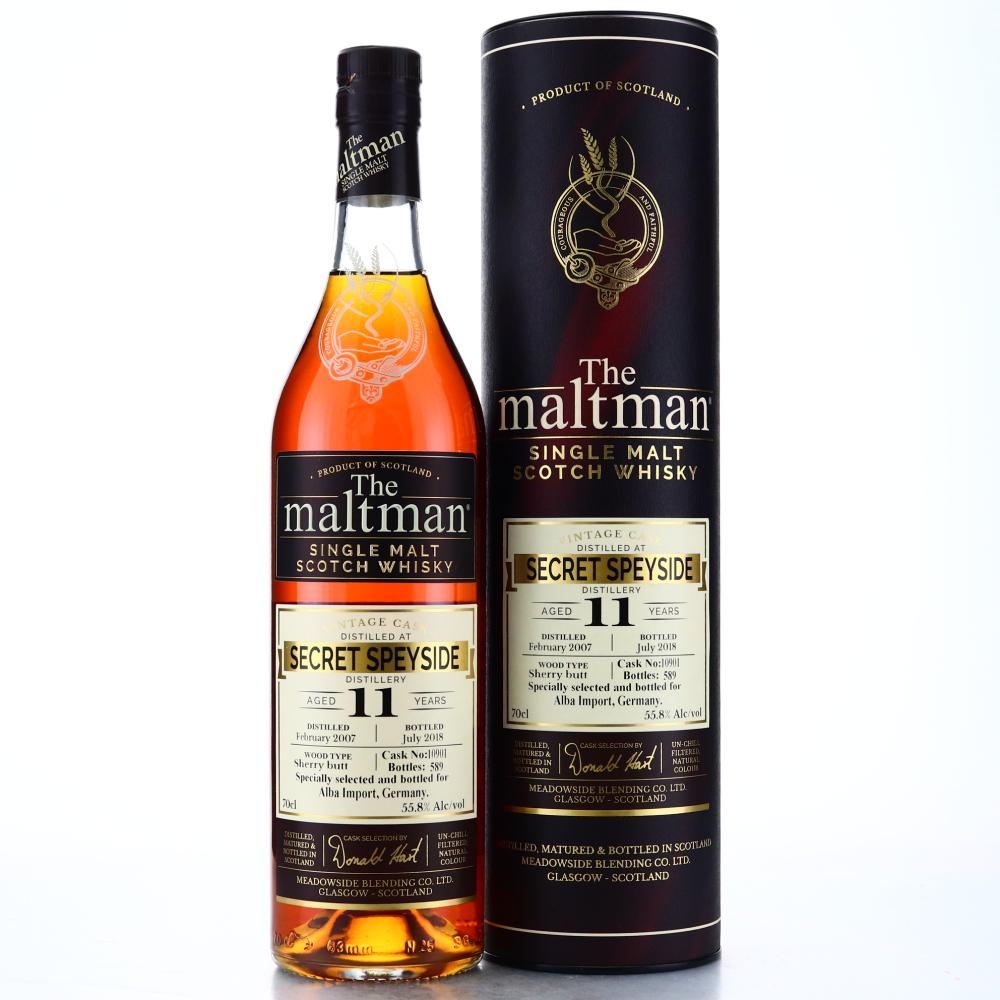Macallan 'Secret Speyside' 2007 Maltman 11 Year Old